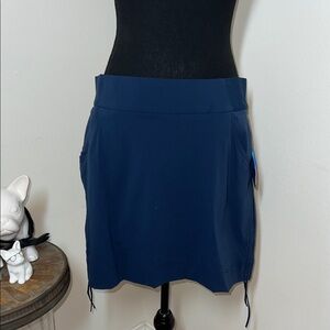 Columbia Blue Omni-Shield Active Skort with Side Pockets Sz.L NWT